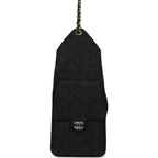 Medium 25 Hobo Bag Dark Denim Light Gold Hardware
