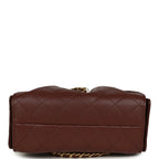 Mini 25 Hobo Bag Brown Caviar Antique Gold Hardware