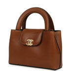 Small Kelly Shopper Camel Caviar Gold Hardware