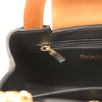 Small Kelly Shopper Camel Caviar Gold Hardware