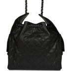 Medium 25 Hobo Bag Black Caviar Aged Ruthenium Hardware
