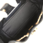 Mini 25 Hobo Bag Dark Blue Denim Light Gold Hardware