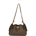 Mini 25 Hobo Bag Dark Khaki Caviar Antique Gold Hardware