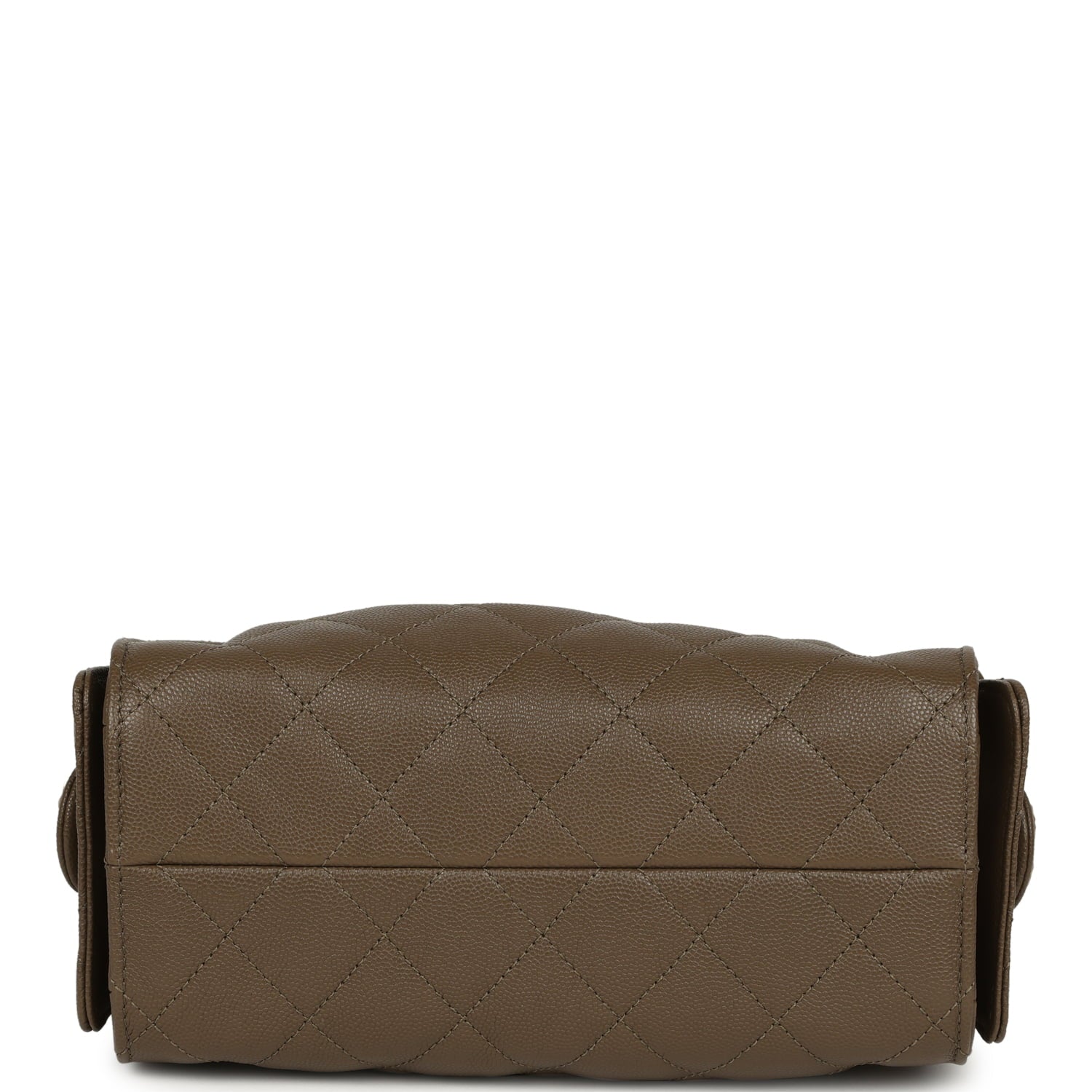 Mini 25 Hobo Bag Dark Khaki Caviar Antique Gold Hardware