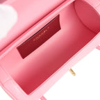 Preppy Coco Bowling Bag Pink Shiny Caviar Brushed Gold Hardware