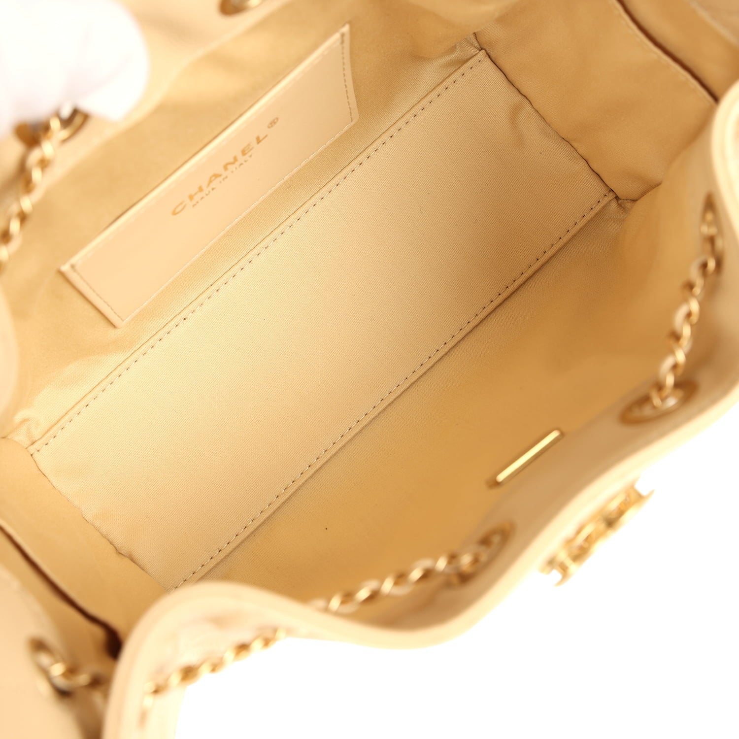 Mini 25 Hobo Bag Light Beige Caviar Antique Gold Hardware