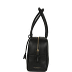 Large "Perfect Bowling" Bag Black Calfskin Gold Hardware