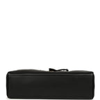 Large "Perfect Bowling" Bag Black Calfskin Gold Hardware