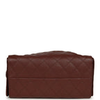 Small 25 Hobo Bag Brown Caviar Antique Gold Hardware
