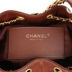 Small 25 Hobo Bag Brown Caviar Antique Gold Hardware