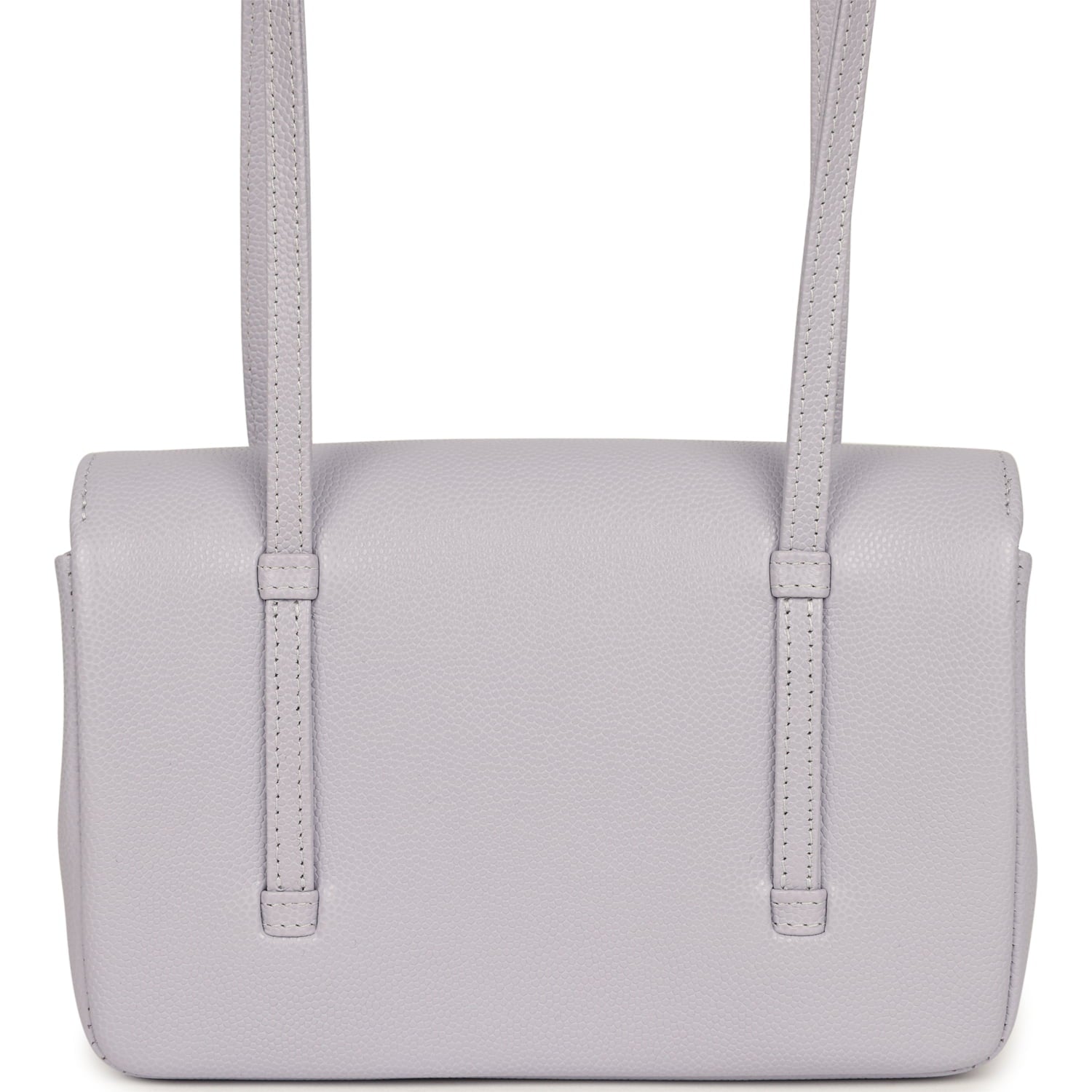 Mini Preppy Coco Clutch with Straps Light Purple Shiny Caviar Brushed Gold Hardware