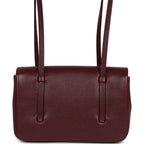 Mini Preppy Coco Clutch with Straps Dark Burgundy Shiny Caviar Brushed Gold Hardware
