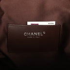 Medium 25 Hobo Bag Dark Brown Shiny Aged Calfskin Silver Hardware