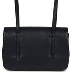 Mini Preppy Coco Clutch with Straps Navy Blue Shiny Caviar Brushed Gold Hardware