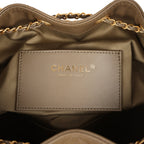 Small 25 Hobo Bag Dark Khaki Caviar Antique Gold Hardware