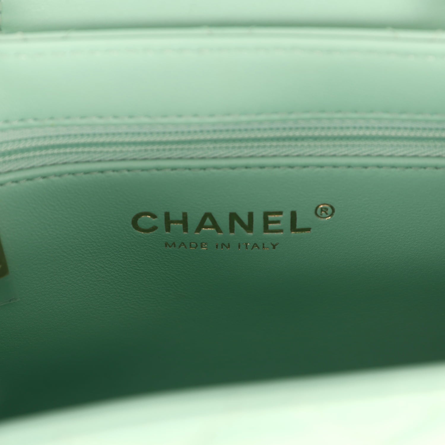 Small Fringe Kelly Green Lambskin Gold Hardware