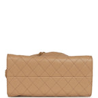 Medium 25 Hobo Bag Beige Caviar Antique Gold Hardware