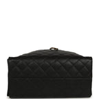 Medium 25 Hobo Bag Black Caviar Antique Gold Hardware