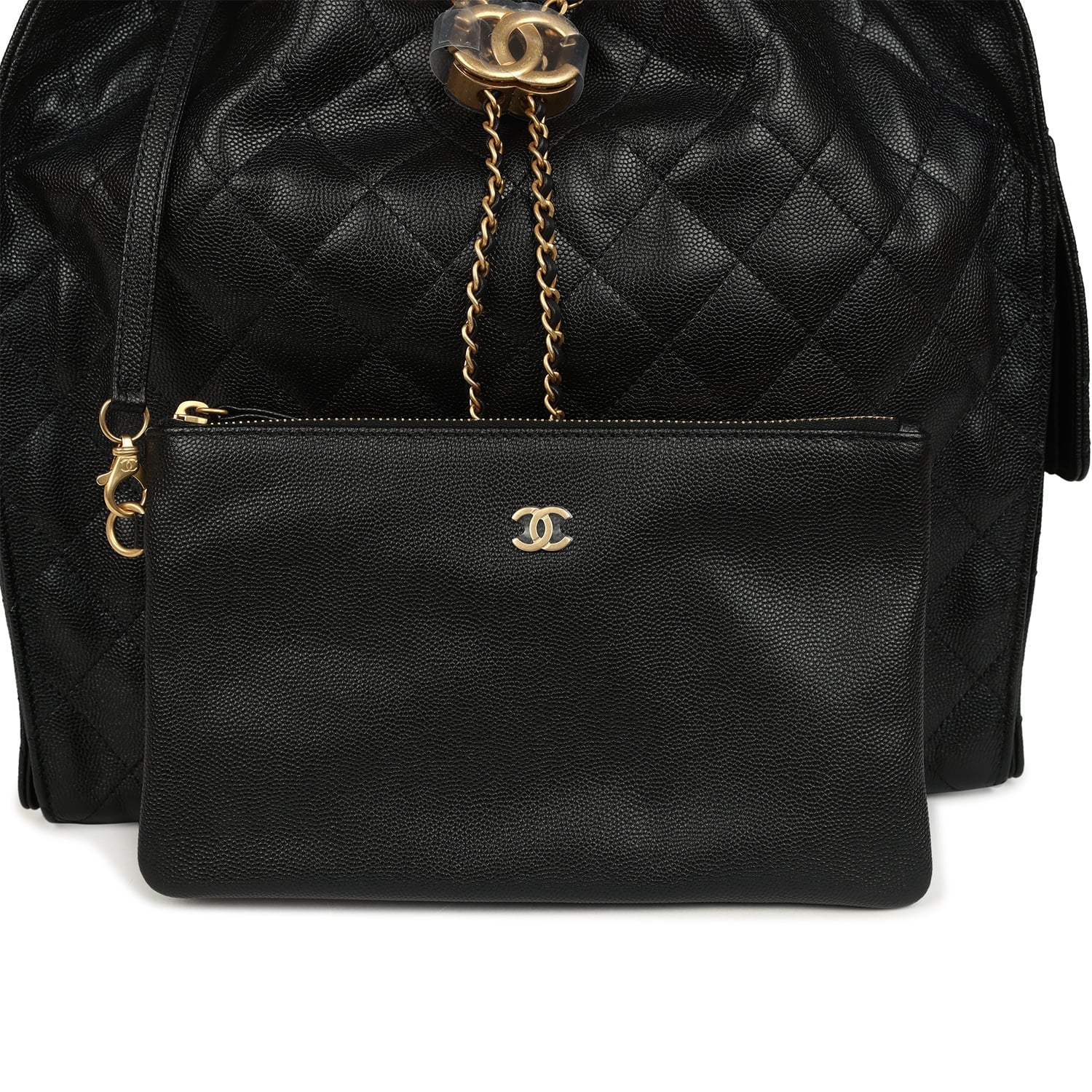 Medium 25 Hobo Bag Black Caviar Antique Gold Hardware