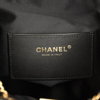 Medium 25 Hobo Bag Black Caviar Antique Gold Hardware