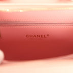 Medium CC Filigree Vanity Case Pink Caviar Brushed Gold Hardware