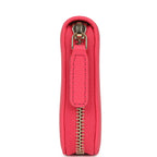 CC Zipped Wallet Fuchsia Shiny Caviar Light Gold Hardware