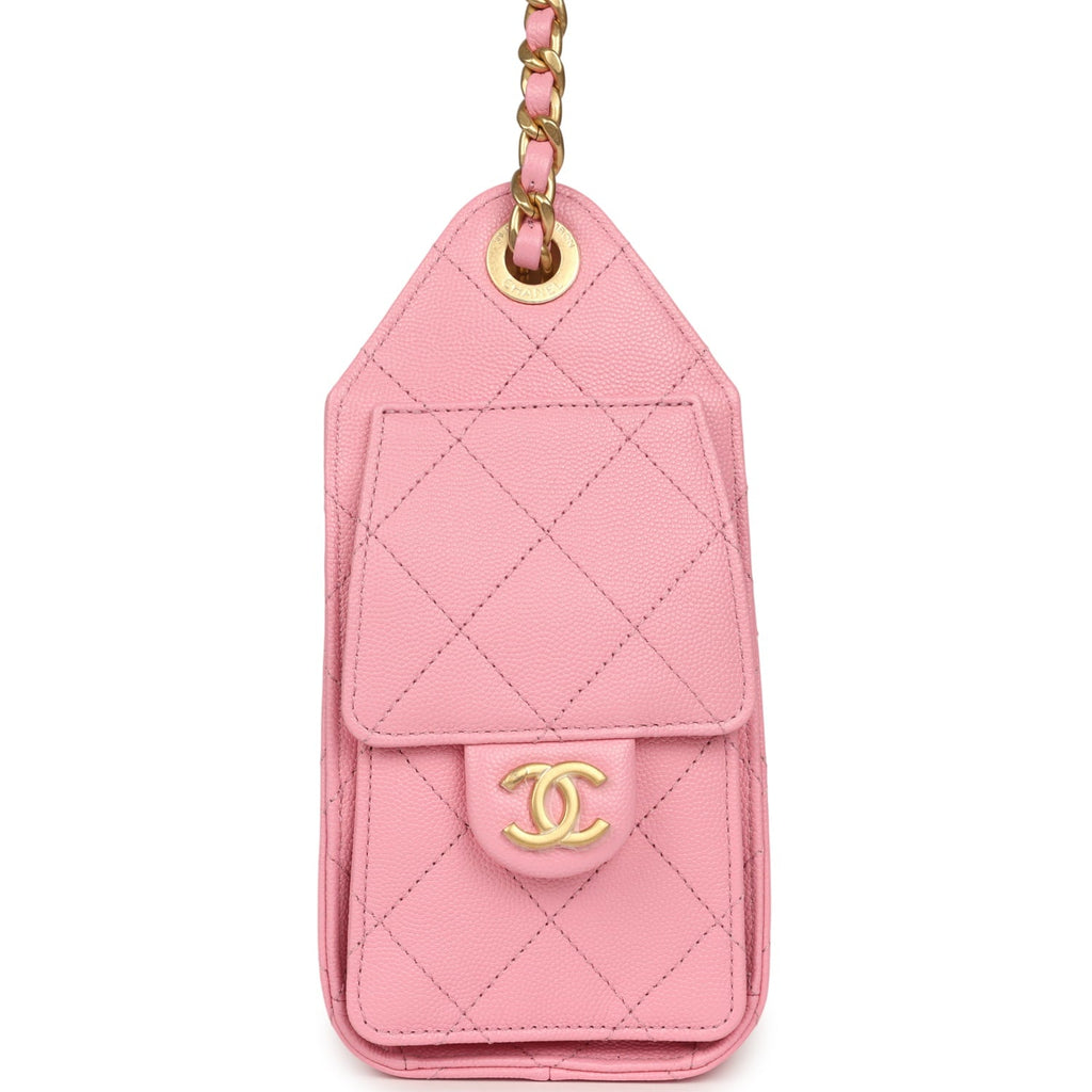 Mini 25 Hobo Bag Pink Caviar Antique Gold Hardware