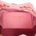 Mini 25 Hobo Bag Pink Caviar Antique Gold Hardware