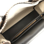 XXL "Urban Essential" Shopping Tote Black Calfskin and Multi Tweed Gold Hardware