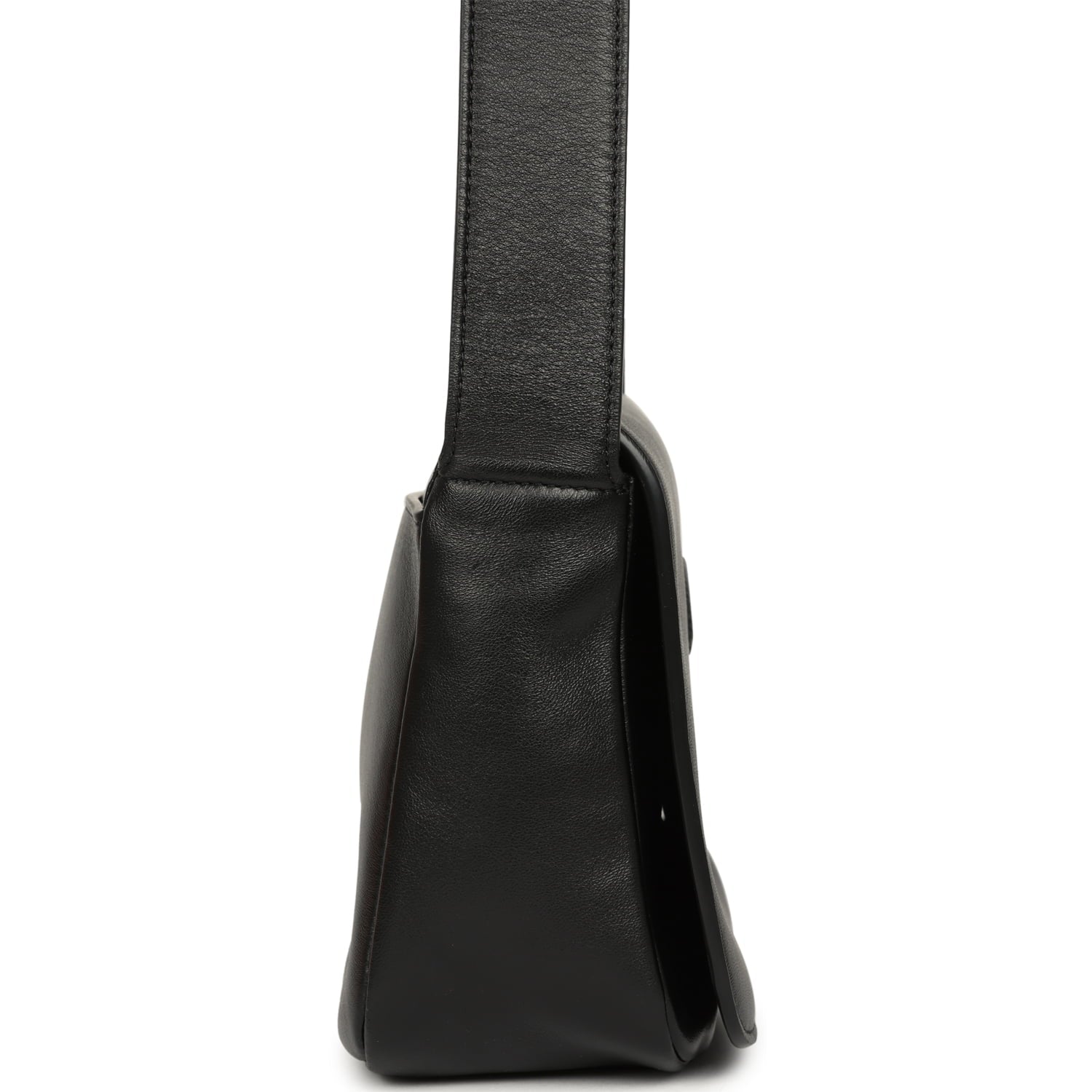 CC Messenger Bag Black Lambskin Gold Hardware