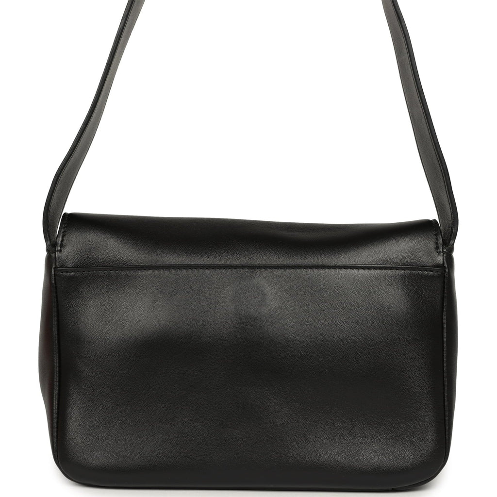 CC Messenger Bag Black Lambskin Gold Hardware