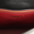 CC Messenger Bag Black Lambskin Gold Hardware