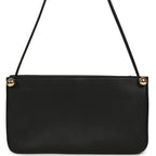 "Chic Studs" Clutch Bag Black Lambskin Gold Hardware