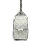 Mini 25 Hobo Bag Metallic Silver Caviar Silver Hardware