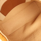 Coco Beach Maxi Shopping Tote Light Beige Raffia and Calfskin Gold Hardware