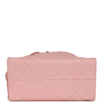 Medium 25 Hobo Bag Light Pink Caviar Antique Gold Hardware