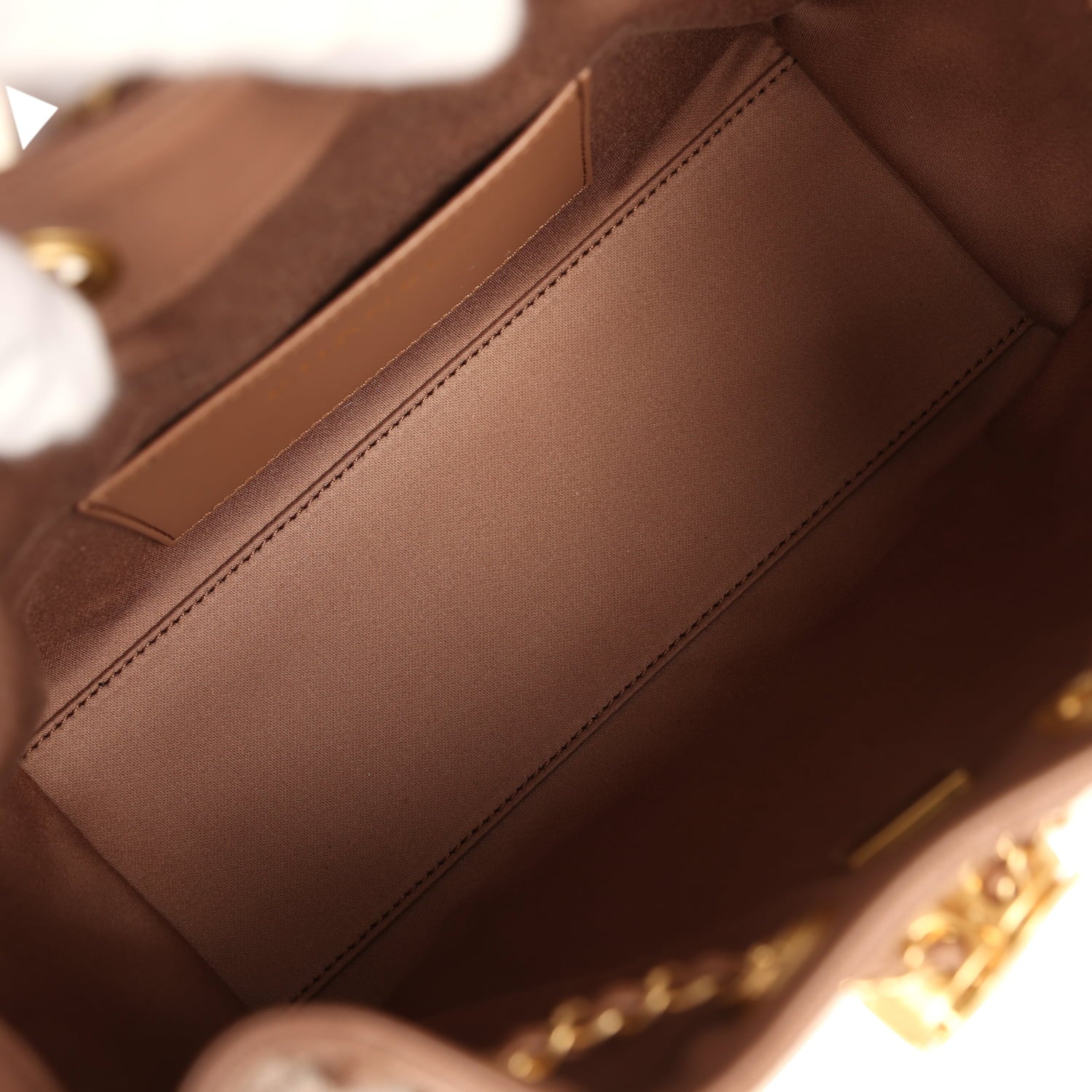 Mini 25 Hobo Bag Brown Caviar Antique Gold Hardware