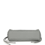 Small "Urban Essential" East West Shopping Tote Light Grey Caviar Gold Hardware