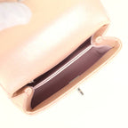 Micro Coco Top Handle Flap Iridescent Pink Shiny Caviar Mixed Metal Hardware