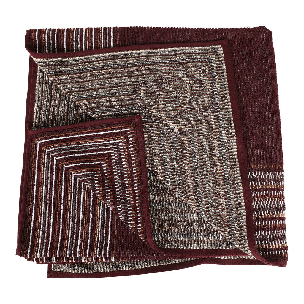 Coco Beach CC Beach Tote Bag & Towel Set Burgundy Terry Silver Hardware