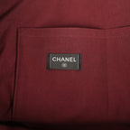 Coco Beach CC Beach Tote Bag & Towel Set Burgundy Terry Silver Hardware