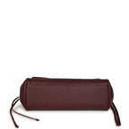 Small "Urban Essential" East West Shopping Tote Dark Burgundy Caviar Gold Hardware