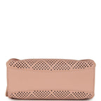 Mini 25 Hobo Bag Light Pink Perforated Calfskin Antique Gold Hardware