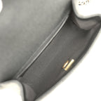 Mini "CC Vibe" Flap Bag Black Shiny Caviar Brushed Gold Hardware