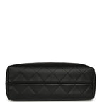 Small Coco Hobo Bag Black Calfskin Antique Gold Hardware