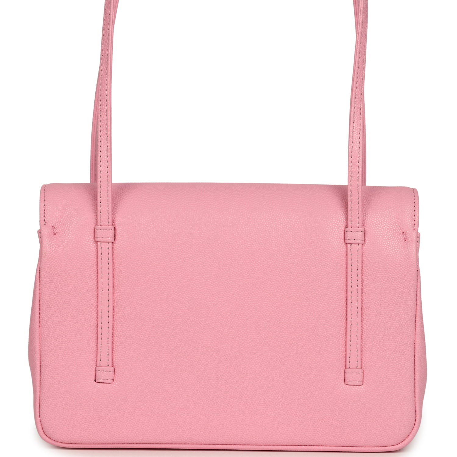Small Preppy Coco Flap Bag Pink Shiny Caviar Brushed Gold Hardware