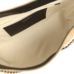 Large "Eyes on You" CC Shopping Bag Dark Beige Suede Gold Hardware