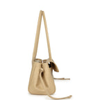 Small "Urban Essential" East West Shopping Tote Light Beige Caviar Gold Hardware