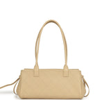 Small "Urban Essential" East West Shopping Tote Light Beige Caviar Gold Hardware