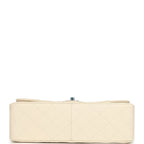 Jumbo Classic Double Flap Bag Cream Caviar Gold Hardware